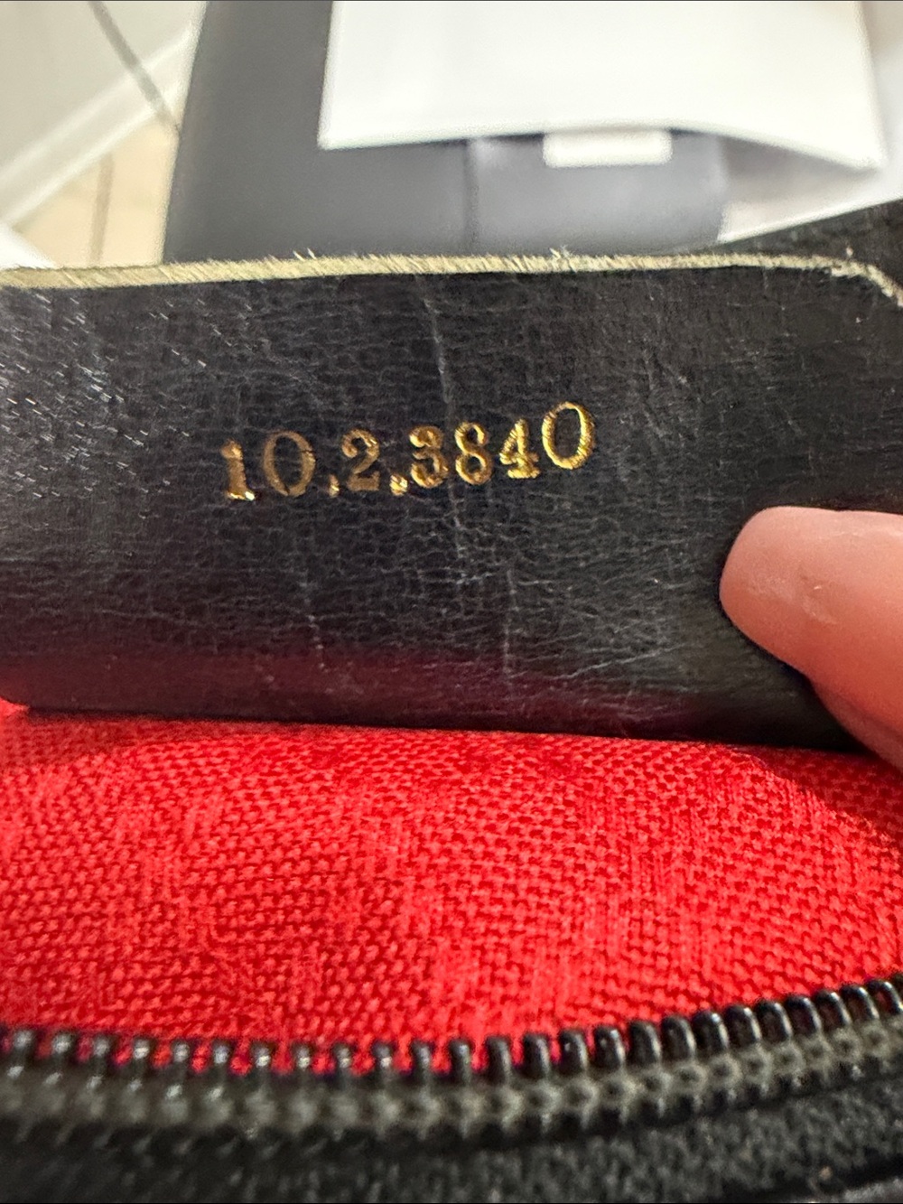 Gucci Black Canvas Shoulder Bag with Green and Red Web Stripe with COA - Picture 10 of 13
